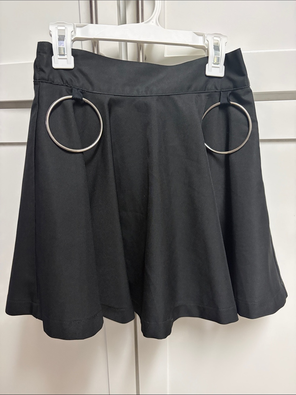 Japanese brand, Reflem Black Mini O ring Skirt